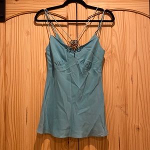 Ticci Tonetto turquoise top